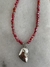 COLLAR RAW PIECE ROJO en internet