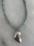 COLLAR RAW PIECE AQUA - comprar online