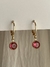 AROS CIRCLE RED GOLD - comprar online