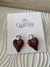AROS RUBY BORDO - comprar online