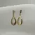 Brinco gota articulado de Ouro 18K