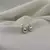 Brinco gota lisa pequena de Prata 925