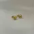 Brinco esfera grande de Ouro 18K