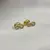 Brinco infinito cravejado banhado a Ouro 18K
