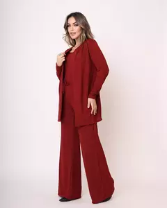 Conjunto Feminino Inverno Calça Cardigan e Regata Ana Paula na internet