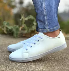 Imagem do Tênis Feminino Casual Branco Tenis Sapatenis Casual Bella