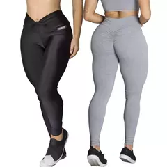 Imagem do Kit 2 Calças Legging Levanta Bumbum Feminina