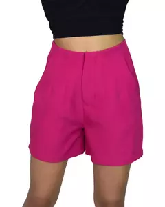 Shorts Alfaiataria Feminina com Ziper e Bolso - comprar online