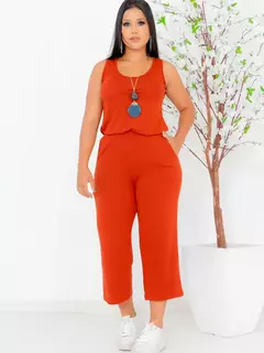 Midi Pantalla Pantalona Viscose, Elegante, Regata Calca - loja online