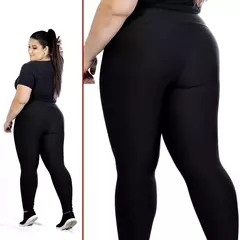 Kit 03 calças femininas plussize lisa, mescla e estampado (sortido)-promoção- na internet
