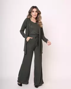 Conjunto Feminino Inverno Calça Cardigan e Regata Ana Paula na internet