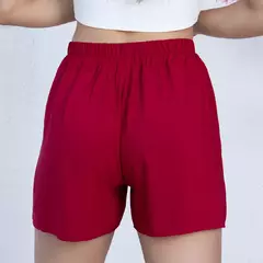 SHORT FEMININO LISO VISCOSE ELASTICO SHORT PRA PRAIA SEM BOLSO na internet