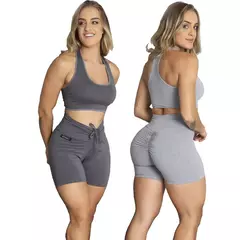 Kit 2 Conjuntos Academia 2 Tops e 2 Shorts Empina Bumbum - Smartshopstores Boutique
