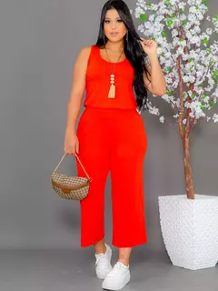 Midi Pantalla Pantalona Viscose, Elegante, Regata Calca - comprar online