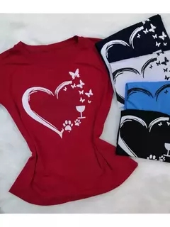 Kit 3 Camiseta Blusa Feminina Bem Elástico Moda Verão - loja online