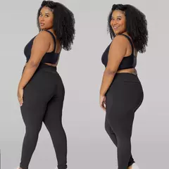 Imagem do Kit 03 calças femininas plussize lisa, mescla e estampado (sortido)-promoção-