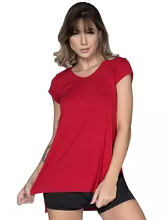 Kit 3 Blusas Manga Curta Para Prática Esportiva Feminina Tapa Bumbum - loja online