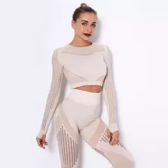 Imagem do Conjunto de yoga esporte outfits feminino