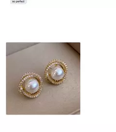 Brincos de pérolas acessório de luxo - loja online