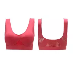 Sutiãs sem costura, algodão respirável, almofadada, Plus Size 5XL-6XL - comprar online