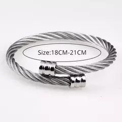 Luxo 3 pçs/set pulseira de aço inoxidável hip hop homens jóias número romano - loja online