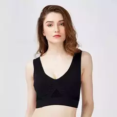 Sutiãs sem costura, algodão respirável, almofadada, Plus Size 5XL-6XL - comprar online