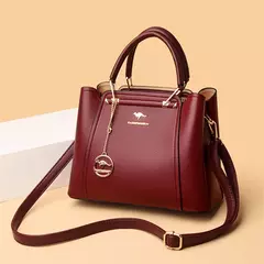Bolsas de luxo de couro macio bolsas femininas designer 3 camadas ombro crossbody