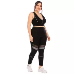 Terno de ioga para mulheres, roupas esportivas, plus size - loja online