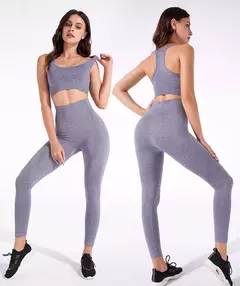 2/3/5 pçs sem costura conjunto de yoga - comprar online