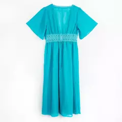 Saiada de praia sólido preto branco rendas beachwear