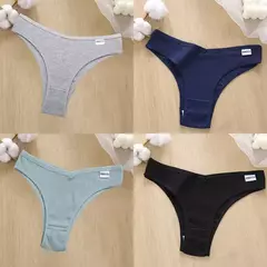 Imagem do Calcinha de algodão, roupa interior sexy, TAMANHO M-XL, 4PCS