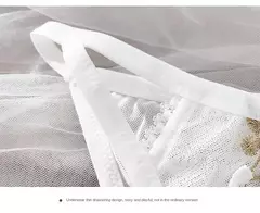 Conjunto Lingerie Francesa Feminina, Roupa Interior Sexy, Renda Bordada - loja online