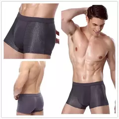 Cuecas masculinas Bamboo Hole, Boxers, Roupa interior, Tamanho Grande 5XL, 6XL,7XL; 4pcs - comprar online