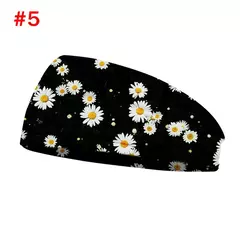 Bandana de ioga com estampa floral para mulheres, bandana vintage para meninas, - comprar online
