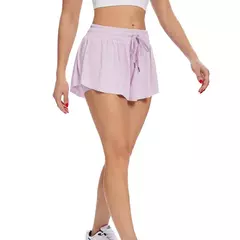 Shorts de corrida, leggings de treino, cintura de alta flexibilida