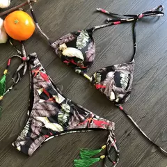 Maiô brasileiro de 2 peças para mulheres, biquínis sexy, biquíni push up, ma na internet