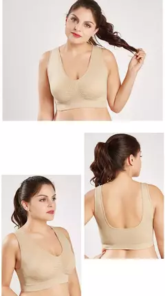 Sutiãs sem costura, algodão respirável, almofadada, Plus Size 5XL-6XL - Smartshopstores Boutique