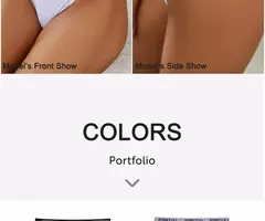 Calcinhas de algodão tanga sexy - loja online