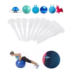 10 pçs yoga bola de ar bico buchas