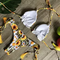 Conjunto sexy de biquíni estampado em pôa - Smartshopstores Boutique