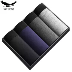 4 pçs cuecas masculinas cuecas boxers - Smartshopstores Boutique
