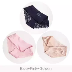Conjuntos de Calcinhas para Mulheres, Roupa Interior Sem Costura 3PÇS TAMANHOS L-XXXL - Smartshopstores Boutique