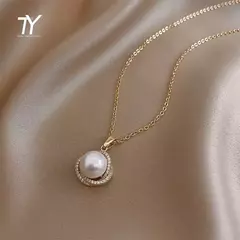 Ninho de Pérola Colar curto na internet