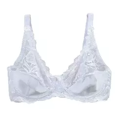 Sutiã fino de renda, tamanho grande, plus size - loja online