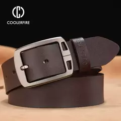 Cintos de couro cowboy marca de cinta de luxo couro genuino na internet