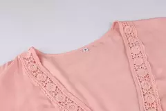 Saida de praia, cobertura longo cardigan renda - loja online