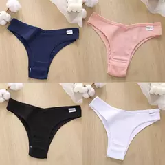 Calcinha de algodão, roupa interior sexy, TAMANHO M-XL, 4PCS - comprar online