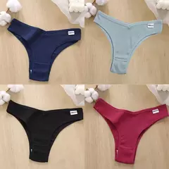 Calcinha de algodão, roupa interior sexy, TAMANHO M-XL, 4PCS - Smartshopstores Boutique