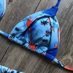 Conjunto sexy de biquíni estampado em pôa - Smartshopstores Boutique