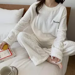 Conjuntos de pijamas de inverno feminino